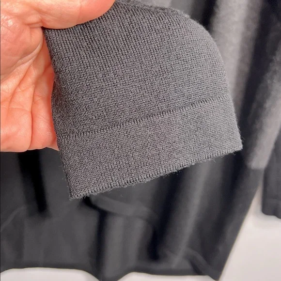 Eileen Fisher 100% Merino Wool Block Stripe Cardigan Sweater Size S - Picture 4 of 8